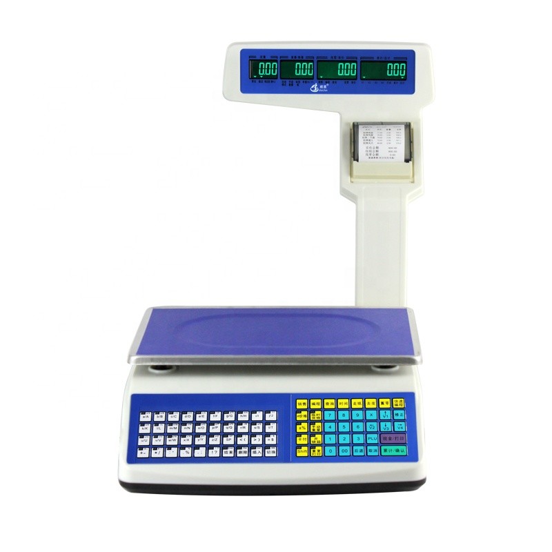 Quality High Precision Digital Barcode Weighing Scales Cash Register Included for sale