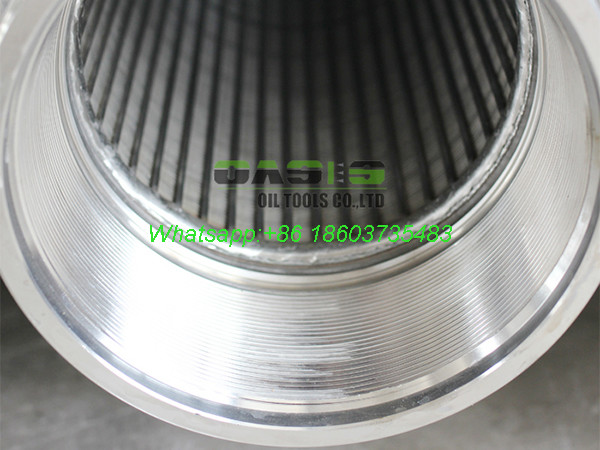 Quality Stainless steel V shape profile wire wrapped screens/continuous-slot water well screens/Johnson screens for sale