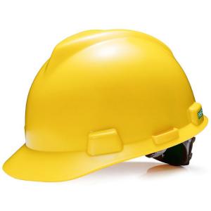 Quality HPPE  Abs Engineering Yellow Construction Worker Helmet 64cm for sale