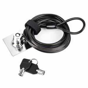 Quality Universal Laptop And Tablet Adhesive Security Plate With Key Cable Lock for sale
