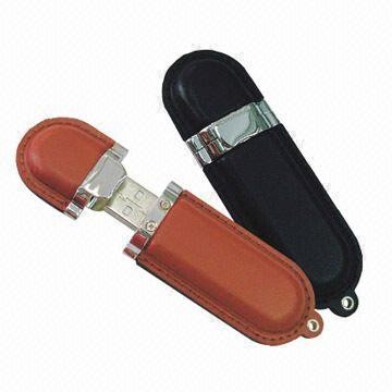 Quality 8gb Leather Flash Drive 32G 64G 128GB High Capacity Multi Color  68*20*13mm for sale