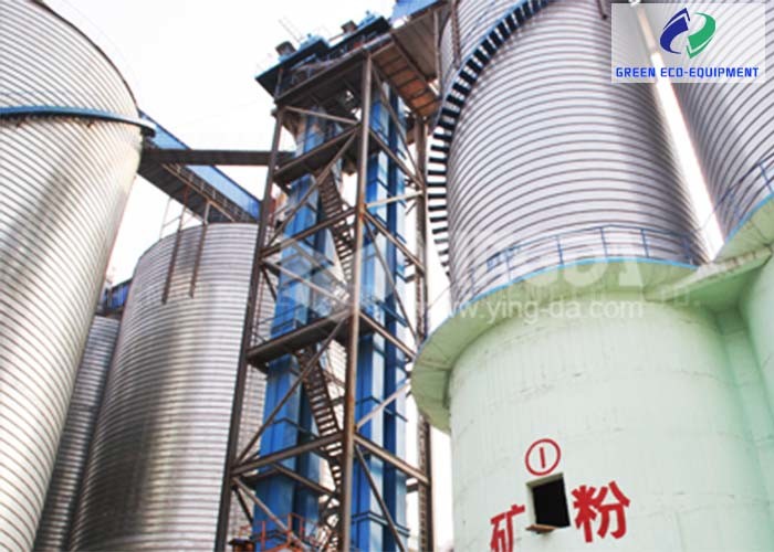 Quality 130m High Strength Steel Rubber Belt Bucket Elevator For Ore Coal for sale