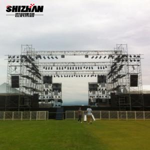 Quality Aluminum Frame Stage Light Truss DJ Booth Structure Event Spigot 520*760mm for sale