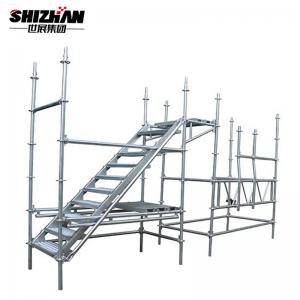 Quality All Aluminum Mobile Steel Scaffold Stairs Ladder Platform Scaffolding System for sale