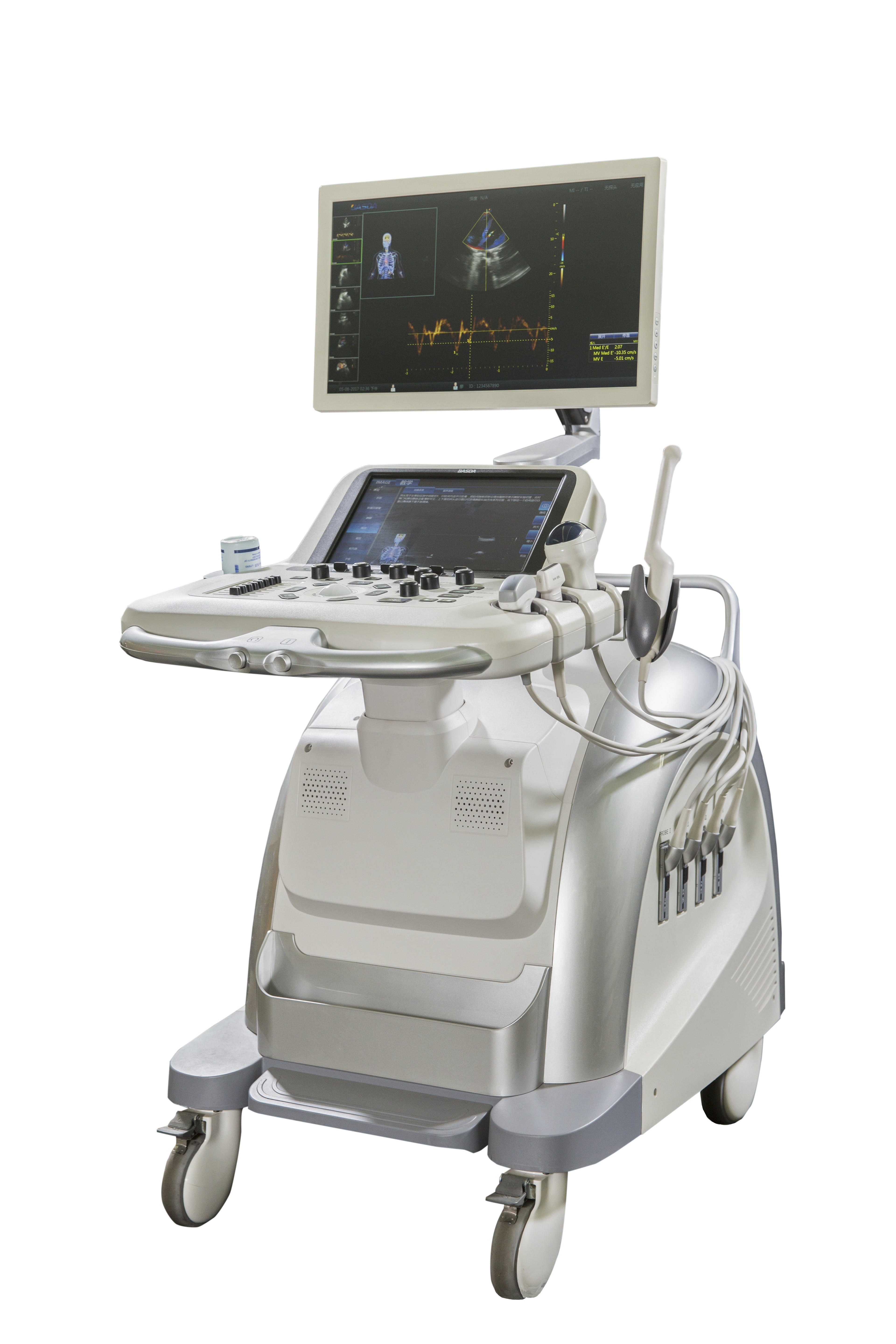 Quality 4 Sockets 220Volt 3D Ultrasound Pregnancy Color Ultrasound 4D Ultrasound Doppler Machine BTH-300S for sale