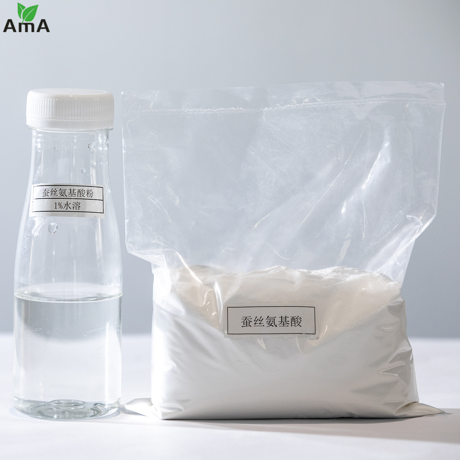 Quality Silk Amino Acid Silk Fibroin Silk Peptide Water Soluble Powder For Cosmetic Material for sale