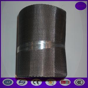 Quality 260/40 x127mmx10m Twilled Reverse Dutch Weaves Filter Ribbon Screen With Combed Side Hem for sale