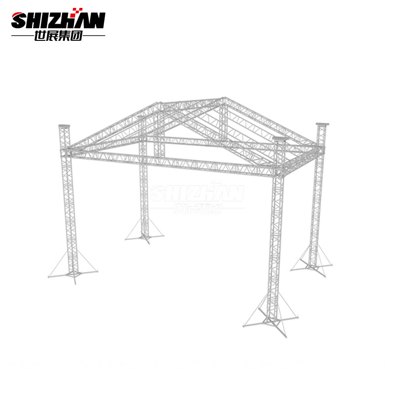 Quality Outdoor Concert Stage Aluminum Truss System Silver Color for sale