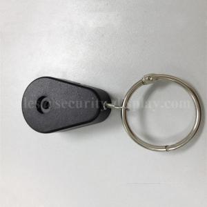 Quality Drop-shaped Plastic Retractable Anti-theft Pull Box with Key Ring for sale