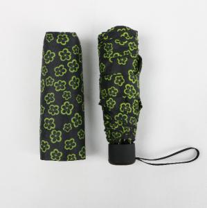 Quality Micro Lightest Travel Umbrella , Customized Designs Small Fold Up Umbrellas for sale