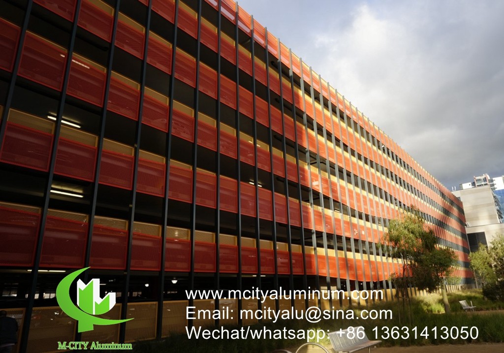 Facade Wall Cladding Aluminum Perforated Sheet  ExteriorBuilding  Ceiling Covering