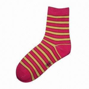 Quality Girl Design Socks, Made of 97% TC and 3% spandex for sale