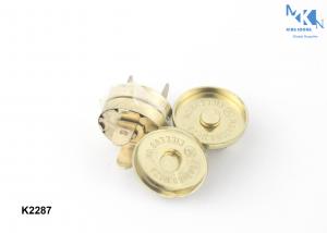 Quality Brass Bag Magnetic Button 18mm Diameter Full Cover Different Size For Purses for sale