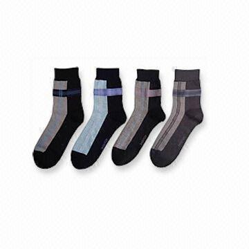 Quality Hand Linking Men's Dress Socks, Available in Size of 40 to 46cm, Weighs 33g for sale