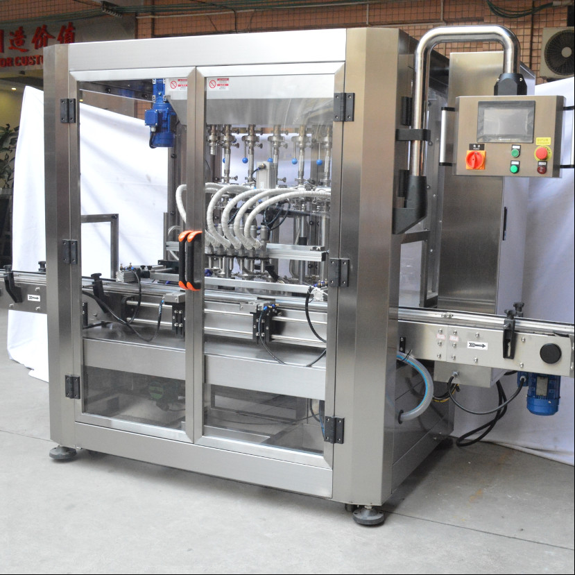 Quality Linear Bottle Filling Machine for High Viscosity Thick Cream Paste Butter Mayonnaise for sale