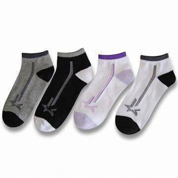 Quality Ladies Ankle Socks, Available in Size of 35 to 41cm, Can be Packed in Polybag for sale