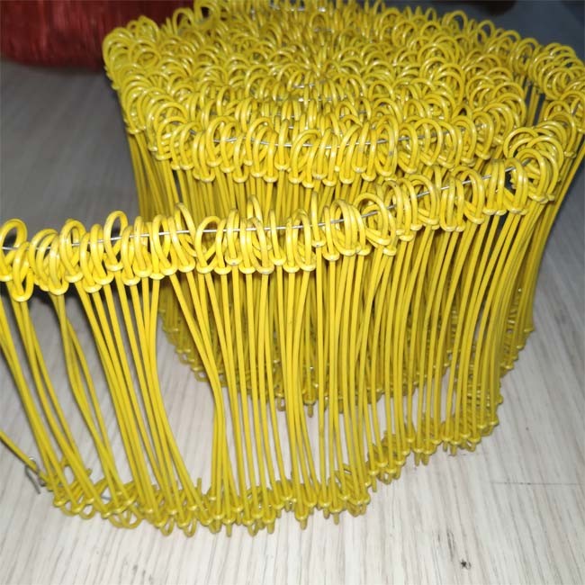 Quality 100mm Steel Wire Sack Ties PVC Coated Bag Rebar Tie Wire Loops for sale