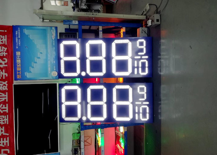 Quality CE FCC Time Sign LED Advertising Display Screen 4000cd/M2 for sale