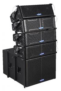 Quality 2*6.5 " pro two way line array speaker system LA206 for sale