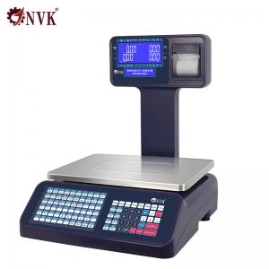 Quality Label Receipt Printing Scale POS System Cash Register For Convenient Store for sale