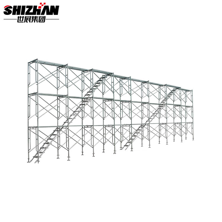 Quality A Frame Building Aluminium Mobile Scaffold Horizontal Pipe 1000kg for sale