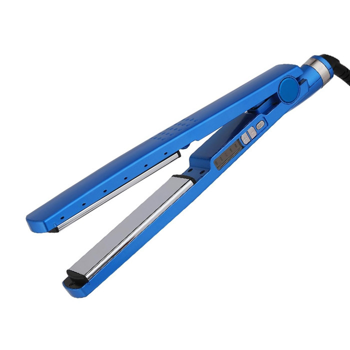 Quality Dual Voltage Digital Hair Straightening Tools Flat Iron Pro Nano Titanium Plated for sale