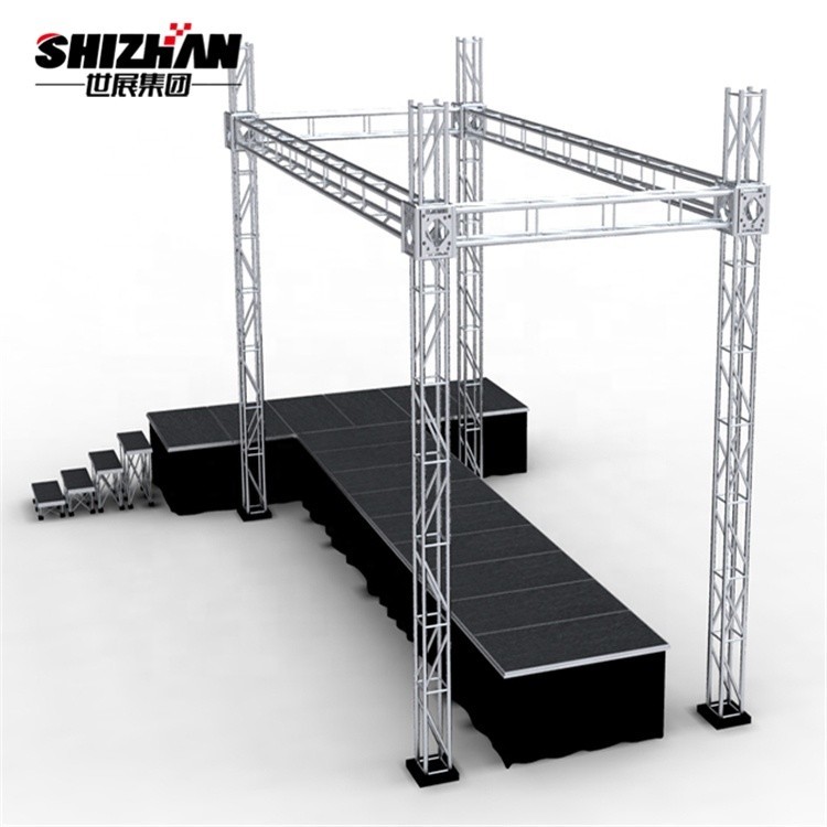 Quality Customized Aluminum Square Exihibition Lighting Truss Frame Structure For Event for sale