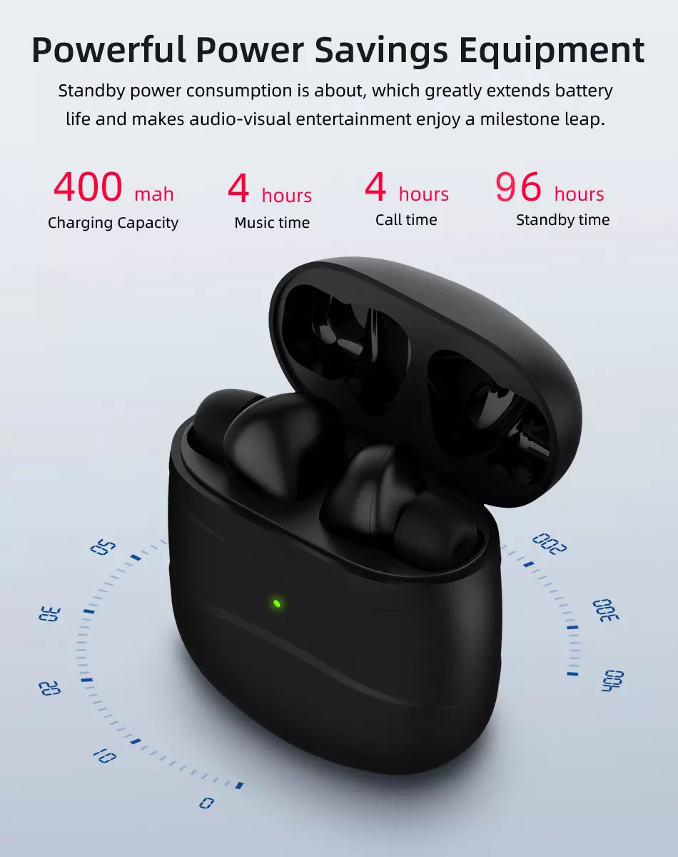 Quality Bluetooth V5.0 In Ear True Wireless Earbuds 5D HIFI Stereo Wireless Headset for sale