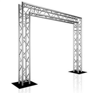 Quality 1M Design Customized 13ft height Portable Modular Aluminum Truss Stand Ground Frame Structure for sale