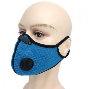 Quality 2 Valves Carbon Filters Disposable Medical Masks 35*15cm Replaceable Activated for sale