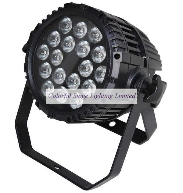 Quality UL Listed 18x10W Outdoor RGBW Quad color Waterproof LED Par Stage Lighting for sale