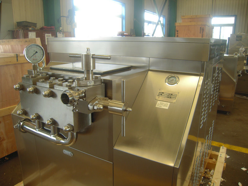 Quality Two Stage Biotechnology Dairy Homogenizer Hydraulic Operating for sale