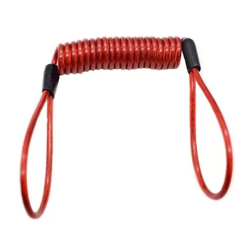 Quality Fall Protection 1.5mm Core Coiled Lanyard Cord For Helmet Safe for sale