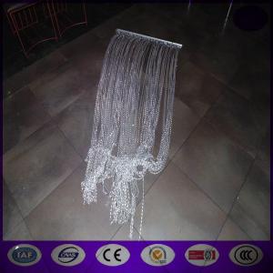 Quality Shiny Silver Aluminum Chain Link Fly Curtain (direct factory) with competitive price for sale