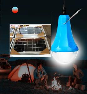 Quality 50000 Hours 475lum Solar Power Light System Rechargeable Lamp With Solar Panel for sale