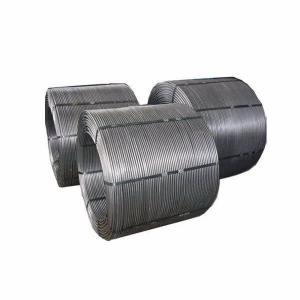 Quality Calcium Silicon Cored Wire Alloy  CaSi Cored Wire As Deoxidizer For Steelmaking injection Materials for sale