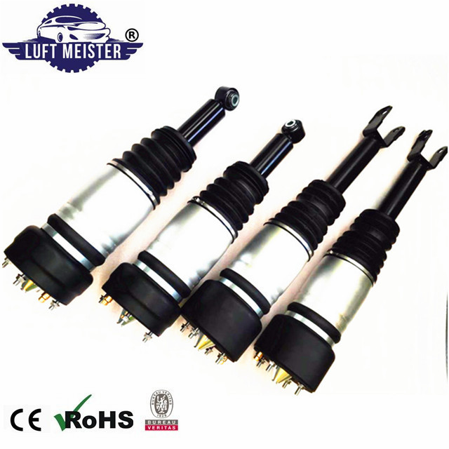 Quality European Auto Jaguar Air Suspension Parts Kit Front Rear Shocks Absorbers Pack of 4 for sale