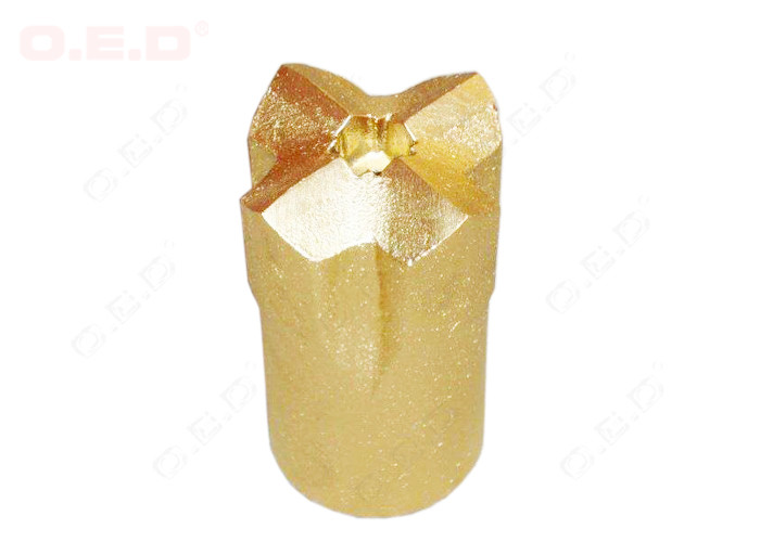 Quality Tapered Small Rock Drill Bits 28mm Drill Bit Spherical / Parabolic Shaped for sale