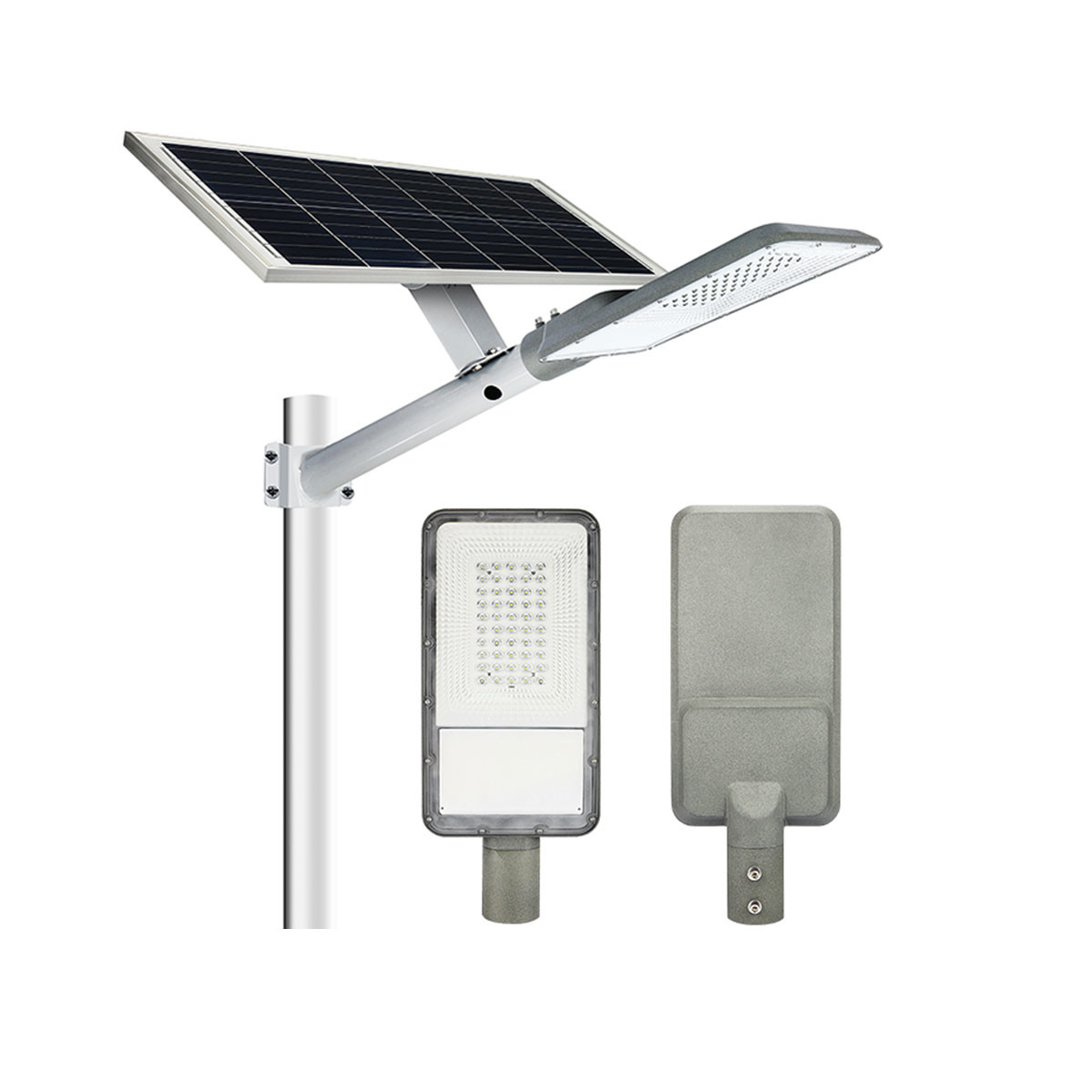 Quality Aluminum Body Energy Saving Solar Street Light 100W Integrated All in One for sale