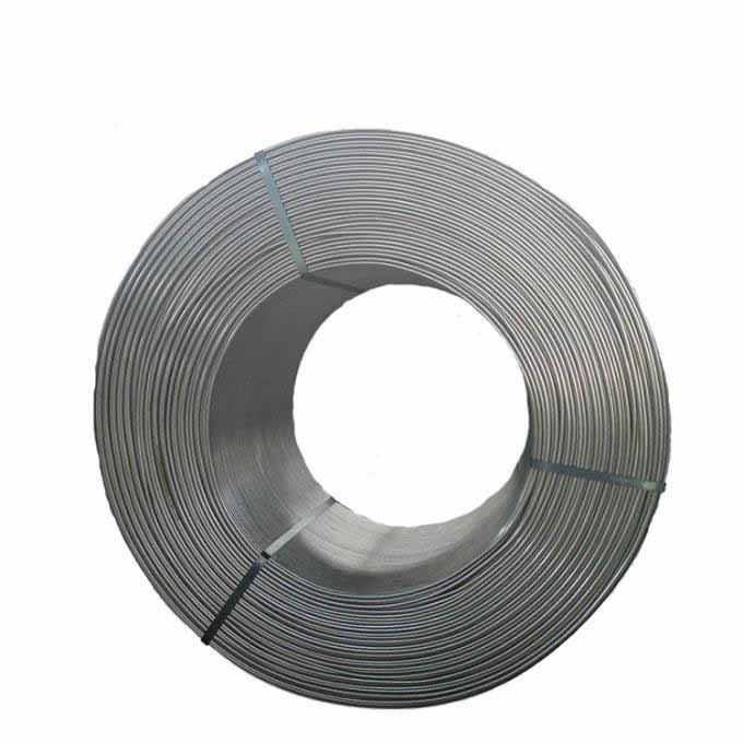 Quality Calcium Silicon Cored Wire Ferroalloy Wire Injection CaSi 6030 Alloy Cored Wire For Steel Making  Wire Diameter 13mm for sale