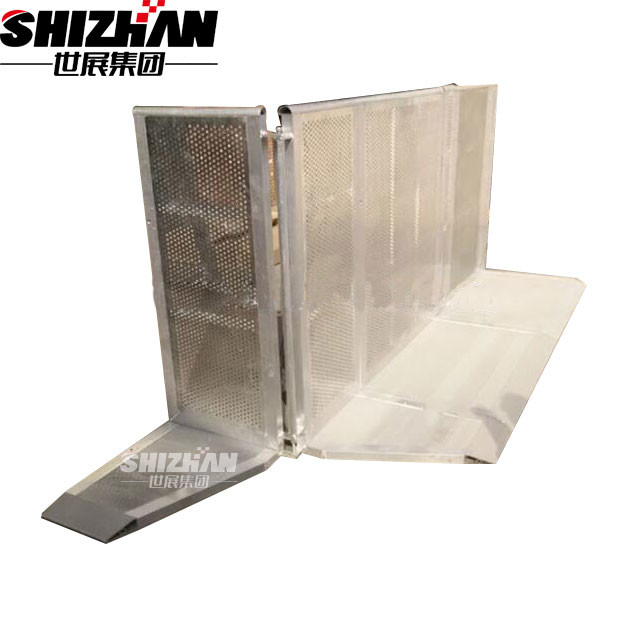 Quality Electric Galvanizing Aluminum Metal Pedestrian Barriers Safety Barricade Fence for sale
