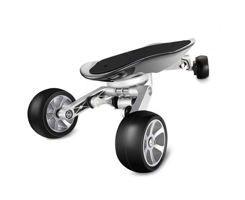 Quality EcoRider E7-1 City Road 500W Light Weight Carbon Fiber 4 Wheel Electric Skateboard for sale