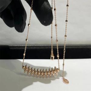 Quality Luxury Clash De Cartier Necklace malachite gems Womens Solid Gold Necklace for sale