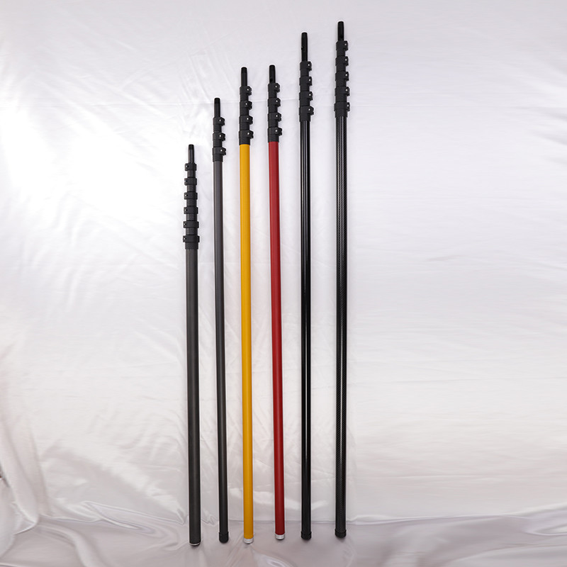 Buy cheap 5m rounding blue OEM service telescopic carbon fiber pole from wholesalers