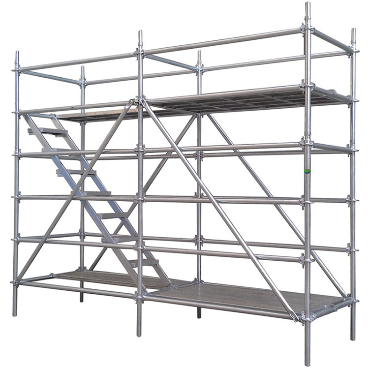 Quality Building Working Platform Layer lightweight Portable Aluminium Scaffolding tower Ringlock for sale