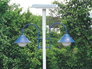 Quality 18W 55AH 12V Solar LED Garden Street Lights with Dimming 260(L)×134(W)×201(H) for sale