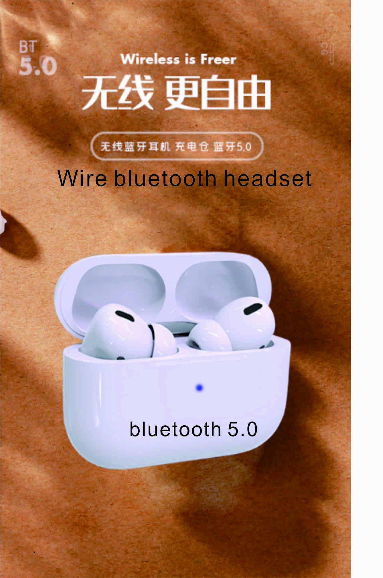 Quality Bluetooth V5.0 In Ear True Wireless Earbuds 5D HIFI Stereo Wireless Headset for sale