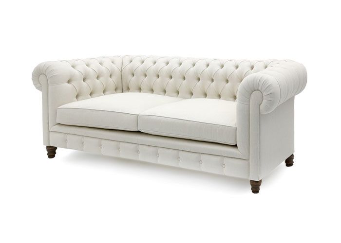 Quality White Hotel Lobby Sofa 3 Years Warranty Fashionable Appearance for sale