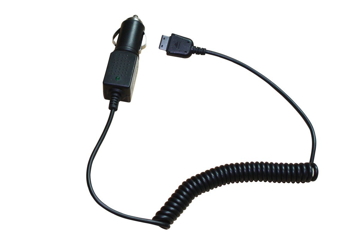 Quality n-car Charger for Mobile Phones/GPS/Bluetooth Devices, with 12 to 30V DC Voltages and LED Indicator for sale