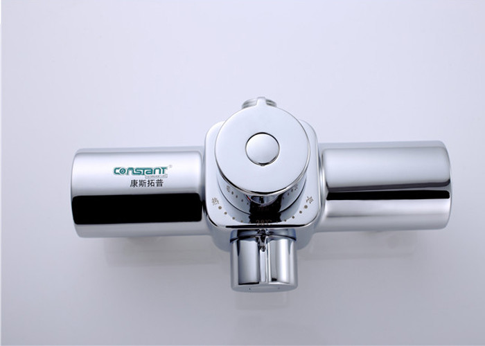 Quality Solar Bath Thermostatic Mixing Valve High Precision Control 304 Stainless Steel Filter for sale